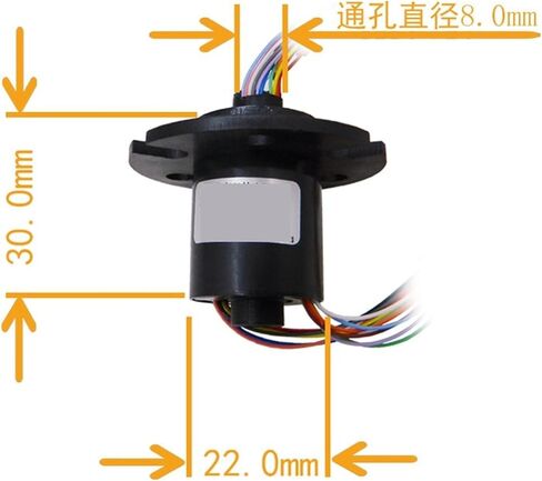 12-Way Conductive Slip Ring ZRM08A-12 Hollow Rotary Joint in Saudi Arabia