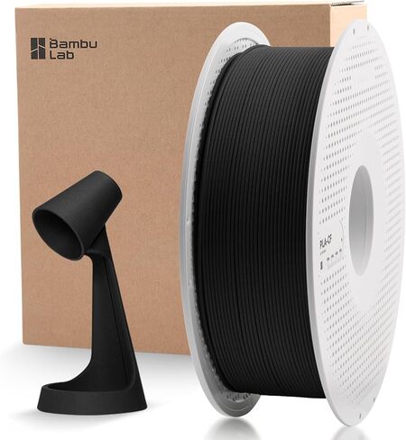 خيوط طابعة ENOMAKER Bamboo Lab PLA-CF الكربونية ثلاثية الأبعاد - أسود 14100، 1.75 مم 1 كجم مع بكرة قابلة لإعادة الاستخدام، خيوط طباعة ثلاثية الأبعاد معززة بألياف الكربون PLA، طباعة ذكية RFID، مستهلكات AMS وAMS Lite in Saudi Arabia