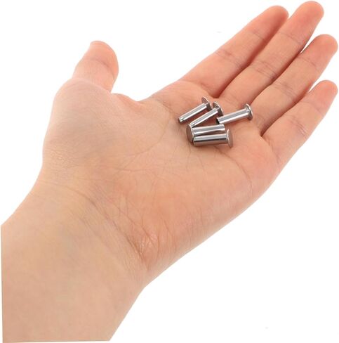 Zerodeko 4pairs Knife Pin Rivets for Wooden Handles Diy Knife Handle Repair Accessories Stainless Steel Fasteners Studs Kit in Saudi Arabia