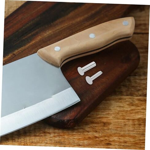 Zerodeko 4pairs Knife Pin Rivets for Wooden Handles Diy Knife Handle Repair Accessories Stainless Steel Fasteners Studs Kit in Saudi Arabia