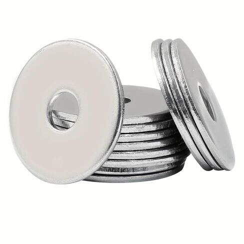 50PCS M6 Large Flat Washer 304 Stainless Steel Big Metal Gasket Meson Plain Washers in Saudi Arabia