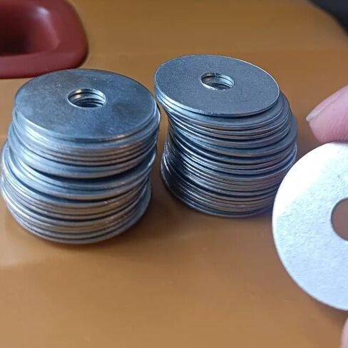 50PCS M6 Large Flat Washer 304 Stainless Steel Big Metal Gasket Meson Plain Washers in Saudi Arabia