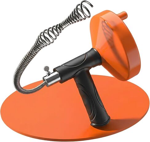 استنزاف ثعبان اوجير، 33 قدم السباكة ثعبان استنزاف الشعر تسد ​​أداة إزالة، بالوعة فك انسداد استنزاف، الثقيلة المرحاض ثعبان اوجير، أداة تنظيف للحمام المطبخ حوض الاستحمام استنزاف مزيل انسداد مع قفازات in Kuwait