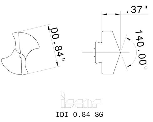 2 قطعة ISCAR IDI 0846-SG IC908 TiAlN كربيد استبدال الحفر تلميح إدراج.846 OD - BR8965CT4 in Saudi Arabia