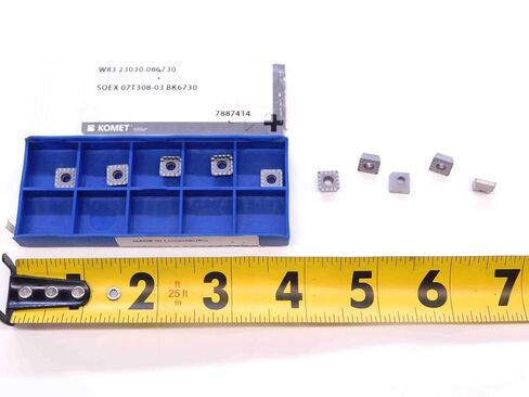 10pcs New KOMET SOEX 07T308-03 BK6730 Carbide Drilling Inserts - NS0267BL5 in Saudi Arabia