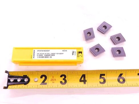 5 قطعة جديد KENNAMETAL DFC070416D45HP KCU40 TiAlN & TiN كربيد مثقاب-EA1201BL5 in Saudi Arabia