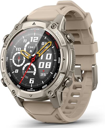 2026 AI Smart Watch with Standalone GPS & Offline Maps, 5ATM Waterproof, 1.43" AMOLED, 21-Day Battery, 178 Sports Modes, Compass, Heart Rate/SpO2/Stress/Sleep Monitor, for Android iOS Men Women Black in Kuwait