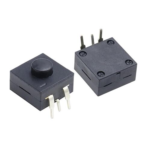 5/30 قطعة مفتاح زر الضغط ، 3Pin مفتاح المصباح 1A 30 فولت 12*12*9 مللي متر 2On 1Off (10 قطعة) in Kuwait