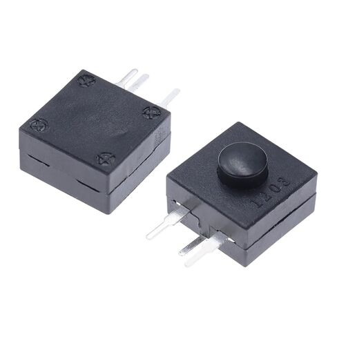 5/30 قطعة مفتاح زر الضغط، مفتاح زر المصباح YT-213WD 3 دبابيس قدم 12 * مم قفل ذاتي 2 مفتوح 1 إغلاق 30 فولت 1 أمبير (5 قطع) in Kuwait