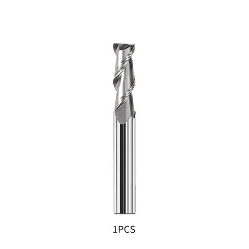 HRC55 Aluminium Milling Cutter Two Flute Tungsten Steel High Gloss Tungsten Carbide Keyway End Mill 2 Flutes*2pcs(3x9x3x50x2T) in Saudi Arabia