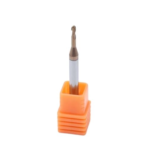 2PCS HRC55 HRC65 Carbide Long Neck Ball Nose End Mills Deep Groove Cutter Milling Cutters Router Bit Knife R0.5 R1 Endmills(HRC55 2F,R1.25x20x4x50mm) in Saudi Arabia