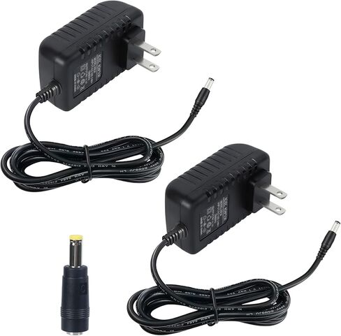 محول طاقة شاحن تيار متردد/تيار مستمر 9 فولت 1 أمبير للوحات المفاتيح الإلكترونية 9 فولت، قابس تيار مستمر إيجابي مركزي 5.5 × 2.1 مم، مصدر طاقة عالمي 100-240 فولت in Kuwait