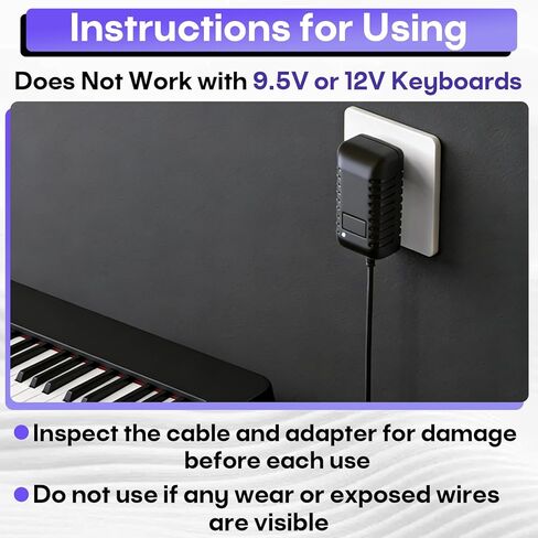 محول طاقة شاحن تيار متردد/تيار مستمر 9 فولت 1 أمبير للوحات المفاتيح الإلكترونية 9 فولت، قابس تيار مستمر إيجابي مركزي 5.5 × 2.1 مم، مصدر طاقة عالمي 100-240 فولت in Kuwait