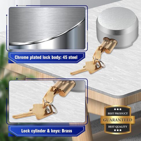 عبوتان من أقفال الأصفاد المخفية شديدة التحمل مع مفاتيح على حد سواء، أقفال بوك، قفل بوك، قفل خارجي لقفل باب المقطورة، الشاحنات والشاحنات الصغيرة (2-7/8 بوصة) in Kuwait