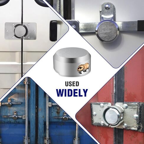 عبوتان من أقفال الأصفاد المخفية شديدة التحمل مع مفاتيح على حد سواء، أقفال بوك، قفل بوك، قفل خارجي لقفل باب المقطورة، الشاحنات والشاحنات الصغيرة (2-7/8 بوصة) in Kuwait