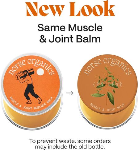 Norse Organics | Botanical Body Balm with Arctic Herbs & Beeswax | Warming Massage Care for Active Lifestyles | Comfrey Arnica Sea Buckthorn Peppermint | 1 oz in Saudi Arabia
