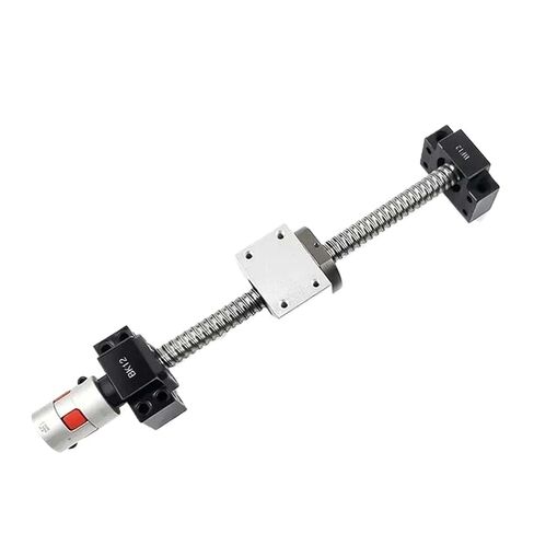 Metal Ball Screw nut end Processing 2pcs SBR25 Linear Guides Ball Screw Kit with 4pcs SBR25UU Slider Blocks+1 Kit 300-1000mm SFU2510 for Router Engraving(450mm) in Saudi Arabia
