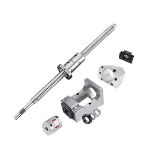 Metal Ball Screw nut end Processing Motor Kits Ball Screw SFU2010 150-1000mm Spindle Kits HM15-86 C5 Aluminum for Engraving Machine Accessorie(800mm) in Saudi Arabia