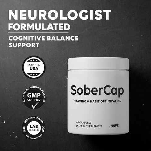 ملحق SoberCap™ لاستعادة الأدوية الطبيعية | مانع الرغبة في تناول الكحول والتوقف عن تناول حبوب منع الحمل الكحولية لدعم الإدمان | الدافع والتركيز والقيادة ووضوح المزاج | صنع في الولايات المتحدة الأمريكية | 60 كبسولة in Saudi Arabia