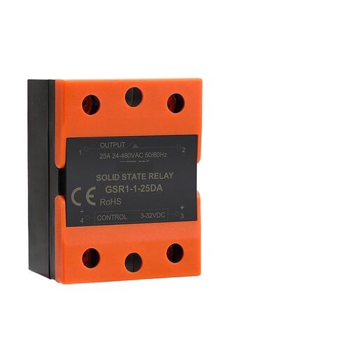 GSR1-1 Solid State Relay DC-AC DC-DC AC-AC Single Phase SSR 10A 25A 40A 60A 80A 100A 120A Without Cover 1Pcs(GSR1-1-40DA) in Saudi Arabia