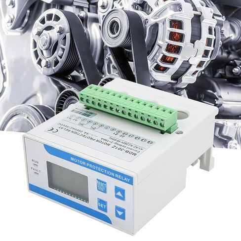 Fafeicy Motor Protector, Digital Intelligent Relay for Overload and Underload Protection, Monitors Phase Failure for 3-Phase Motors in Saudi Arabia