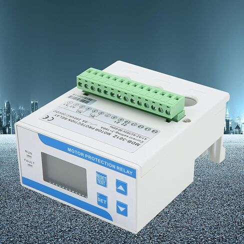 Fafeicy Motor Protector, Digital Intelligent Relay for Overload and Underload Protection, Monitors Phase Failure for 3-Phase Motors in Saudi Arabia