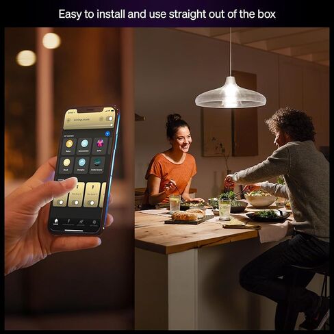 Philips Hue Smart LED A21 Bulb, Warm White Light 2700K, E26 Base, 13.5W, 1600 Lumens, Dimmable, Works with Alexa, Google Assistant, and Apple Home, 1pk in Kuwait