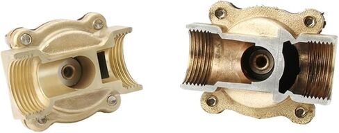 1/8 "1/4" 1/2 "1" 2 "بوصة صمام الملف اللولبي النحاسي مغلق عادة 220VAC 110VAC 24VDC 12VDC 24VAC زيت الغاز المائي المباشر المفعول (1، G_240VAC) in Kuwait