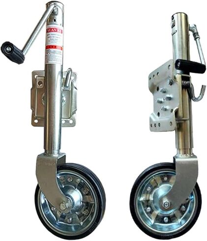 Swivel Boat Trailer Jack - Heavy Jockey Wheel Trailer, Support Load 680Kg, 10.2In Lift, 8In Steel Rim Wheel, Lift Trailer Automatic Guide Wheel, Caravan Traile,1500lbs/680kg in Saudi Arabia