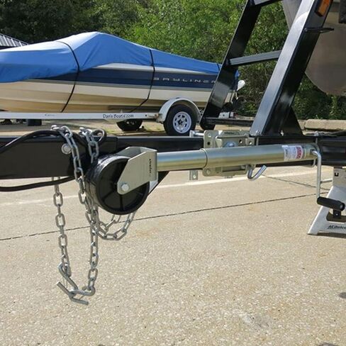 Heavy-Duty Bolt-On Swivel Jack - Heavy Duty Marine Swivel Trailer Jack, Swivel Trailer Wheel, with 15Cm Double Wheels, 25.4Cm Lift, 675Kg Capacity, for Boat, M in Saudi Arabia