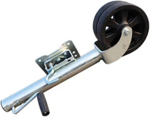 Heavy Duty Marine Swivel Trailer Jack - Trailer Jack Wheel, Swivel Boat Trailer Jack Stand 1500 Lbs, 8 Inch Dual Solid Rubber Trailer Jack Wheel,11 Inch Lift,8in wheel/1500lb in Saudi Arabia