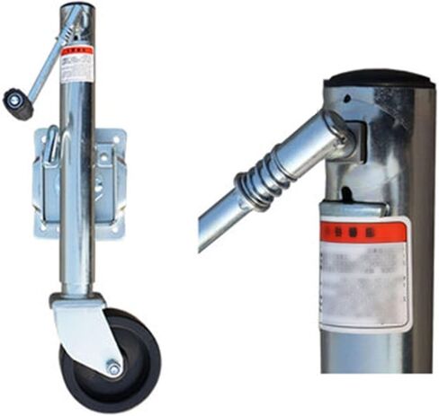 Lift Swivel Trailer Jack - Removable Folding Trailer Jack, Galvanized Bolt-On Swivel Tongue Jack, Boat Trailer Jack with 6-Inch Trailer Jack Wheel, 1,200 Lbs, in Saudi Arabia