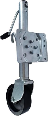 Lift Swivel Trailer Jack - Removable Folding Trailer Jack, Galvanized Bolt-On Swivel Tongue Jack, Boat Trailer Jack with 6-Inch Trailer Jack Wheel, 1,200 Lbs, in Saudi Arabia