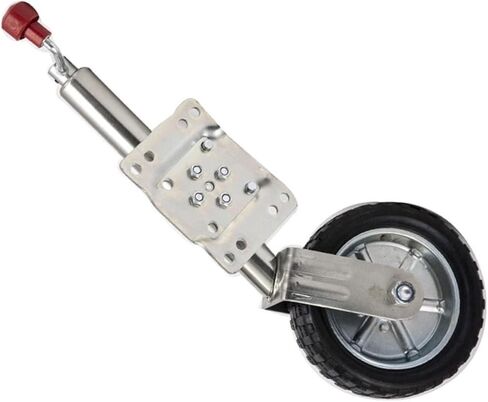 Heavy Duty Marine Swivel Trailer Jack - Lift Swivel Trailer Jack,Heavy-Duty Trailer Jockey Wheel Bracket, Bolt-On Swivel Tongue Jack, 20Cm Steel Shaft Ring Rub,1000lbs in Saudi Arabia