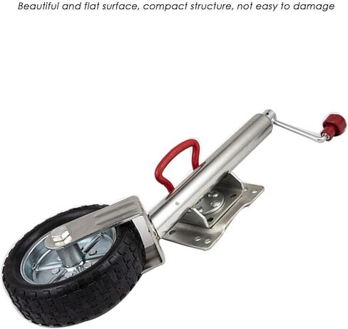 Heavy Duty Marine Swivel Trailer Jack - Lift Swivel Trailer Jack,Heavy-Duty Trailer Jockey Wheel Bracket, Bolt-On Swivel Tongue Jack, 20Cm Steel Shaft Ring Rub,1000lbs in Saudi Arabia