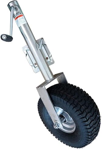 Beach Wheel Trailer Jack - Beach Trailer Wheels, 34 Cm Trailer Support Wheel, Lift Swivel Trailer Jack, 900Kg, Heavy-Duty Bolt-On Swivel Jack, 29Cm Vertical Lo in Saudi Arabia