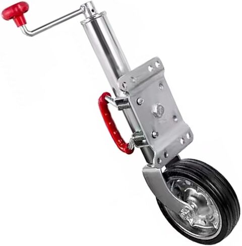 Stable Guide Wheel Trailer Jack with Support - Lift Swivel Trailer Jack, Boat Trailer Jack, Heavy-Duty Swivel Mount, 8-Inch Iron Wheel, Chrome, Capacity 1550 L in Saudi Arabia