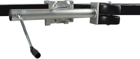 Trailer Jack - Swivel Boat Trailer Jack, Heavy-Duty Bolt-On Swivel Jack, with 6In Double Wheels, Folding Guide Wheel Bracket, 1500 Lb Capacity, 10In Lift, for in Saudi Arabia