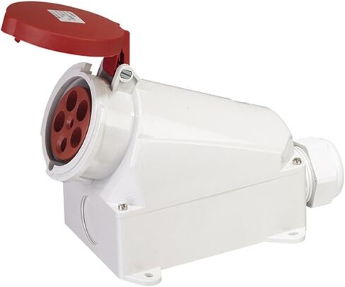 SP-1145 waterproof exposed socket 5 holes 63A IP44 industrial waterproof socket in Kuwait