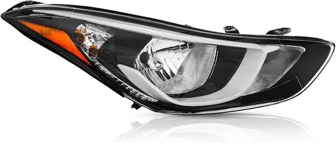 ترقية متوافقة مع 2014-2016 Hyundai Elantra SE/Value Edition المصابيح الأمامية نوع الهالوجين بدون مصباح الجري النهاري جانب الركاب والسائق in Saudi Arabia