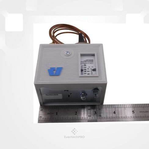 Low Pressure Control Switch 206-00232-002, Auto Reset, 36" Capillary, 12" Hg to 50 PSI, SPST-Opens Low, IP44, Compatible with Addison, Ajax, Ranco O10-1402 & More in Saudi Arabia