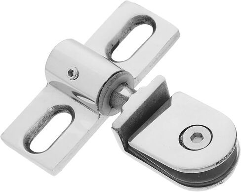 الفولاذ المقاوم للصدأ باب دش محور المفصلي الزجاج إدراج تثبيت المشبك الثقيلة 3 قطعة in Kuwait