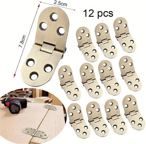 واجب للطي الجدول يتوقف آلة الخياطة البرونزية الوجه العلوي المفصلي سبائك الزنك 12PCS in Kuwait