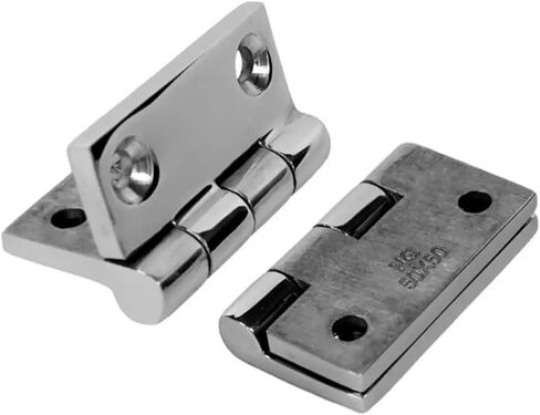 38/40/50 مللي متر الفولاذ المقاوم للصدأ بعقب المفصلي الصلبة المصبوب مع 4 ثقوب قارب مفصلات مرآة البولندية 1 قطعة (38-38-4 مللي متر) in Kuwait