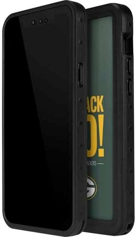 حافظة هاتف مقاومة للماء من Skinit متوافقة مع iPhone 15 Plus - تصميم شعار فريق Green Bay Packers المرخص رسميًا من NFL in Saudi Arabia