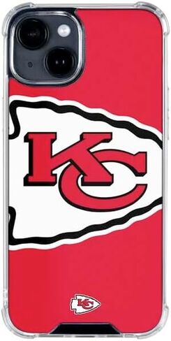 Skinit Clear Phone Case Compatible with iPhone 14 - Officially Licensed NFL Kansas City Chiefs Large Logo Design in Saudi Arabia