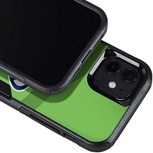 غلاف هاتف من Skinit متوافق مع حافظة OtterBox Commuter لهاتف iPhone 12 - تصميم رؤية مزدوجة مرخص رسميًا من NFL Seattle Seahawks in Saudi Arabia
