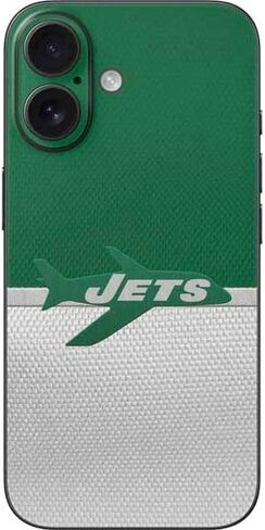 Skinit Decal Phone Skin Compatible with iPhone 16 - Officially Licensed NFL New York Jets Vintage Design in Saudi Arabia