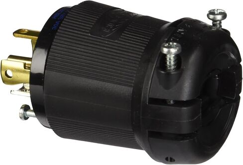 HBL2811BK سدادة قفل 30 أمبير 3 مراحل 120/208 فولت L21-30P أسود in Kuwait