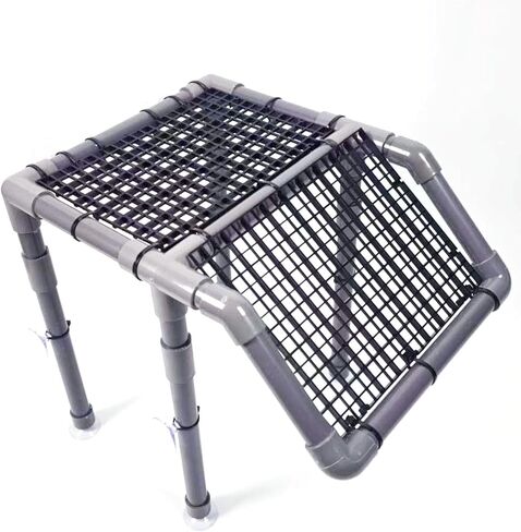 StellarOcean Turtle Basking Platform for Aquatic Turtles Docks, 10" Width Aquatic Tortuga Basking Area Ramps Turtle Tank Accessories Platforms Topper Large Medium for 12 inches Wide Aquarium Stand in Saudi Arabia